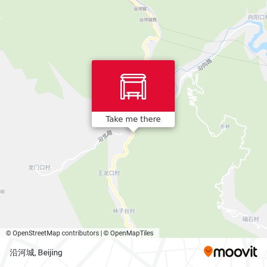 沿河城 map