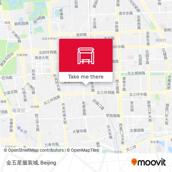 金五星服装城 map