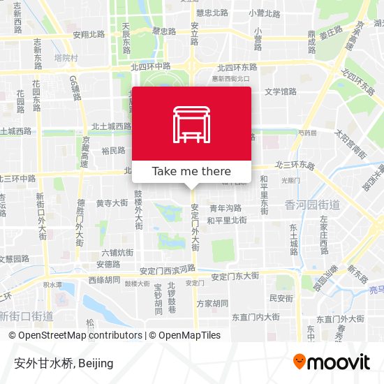 安外甘水桥 map