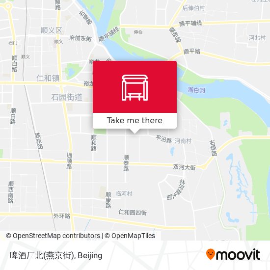 啤酒厂北(燕京街) map