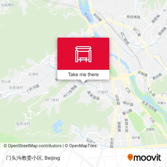 门头沟教委小区 map