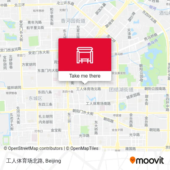 工人体育场北路 map