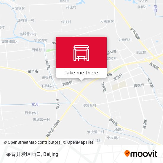 采育开发区西口 map