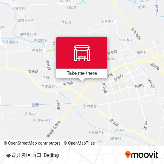 采育开发区西口 map