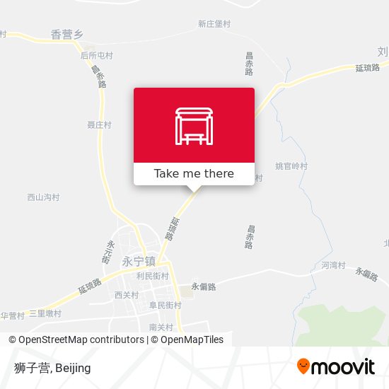 狮子营 map