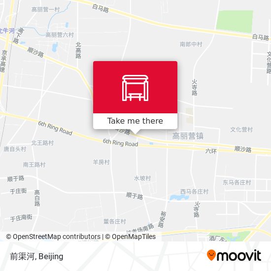 前渠河 map