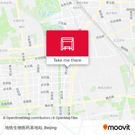 地铁生物医药基地站 map