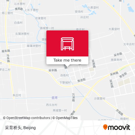 采育桥头 map