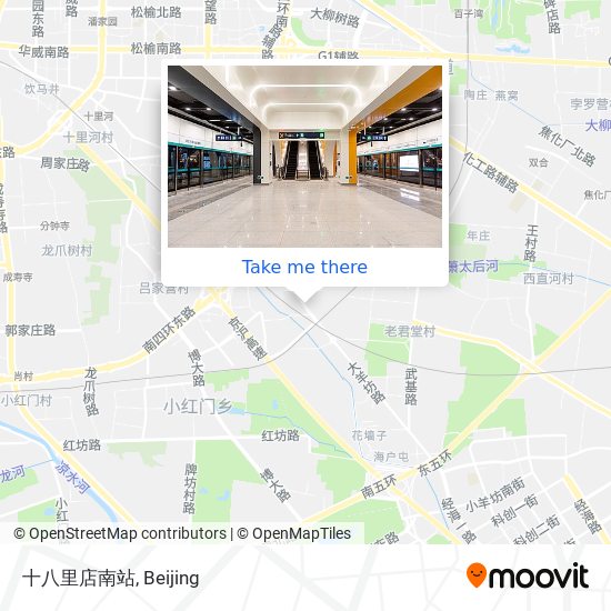 十八里店南站 map