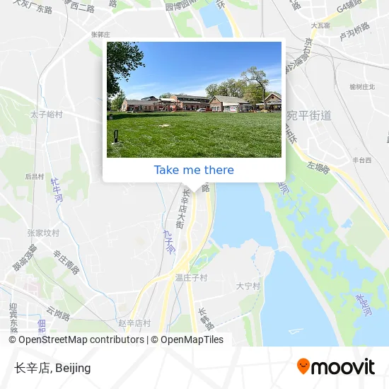 长辛店 map