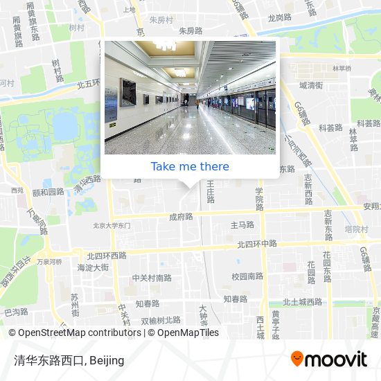 清华东路西口 map