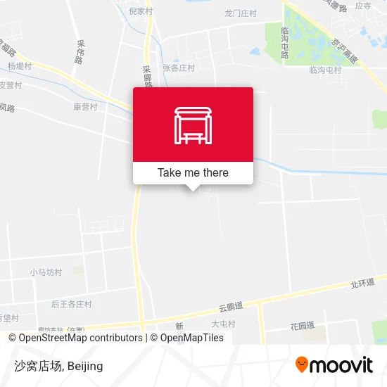 沙窝店场 map