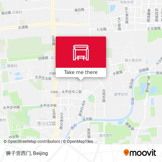 狮子营西门 map