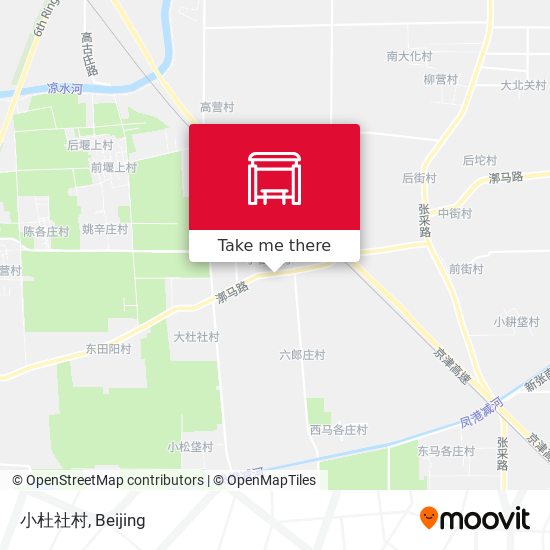 小杜社村 map