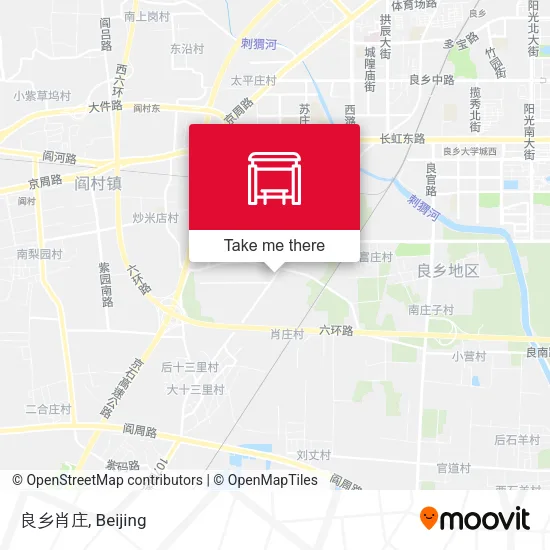良乡肖庄 map