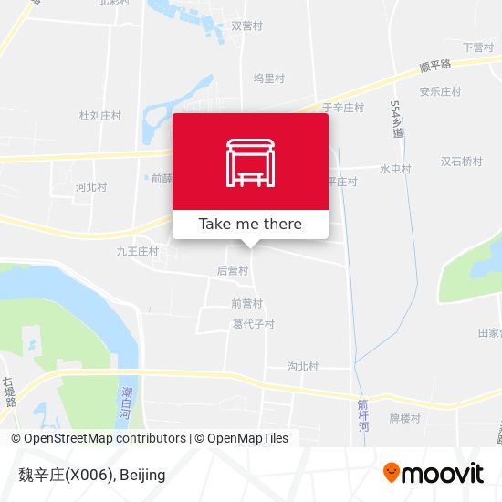 魏辛庄(X006) map