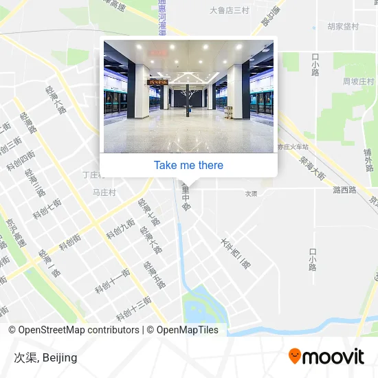 次渠 map