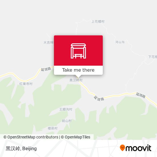 黑汉岭 map