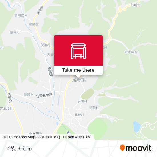 长陵 map