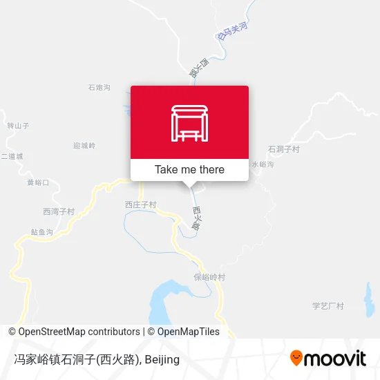 冯家峪镇石洞子(西火路) map