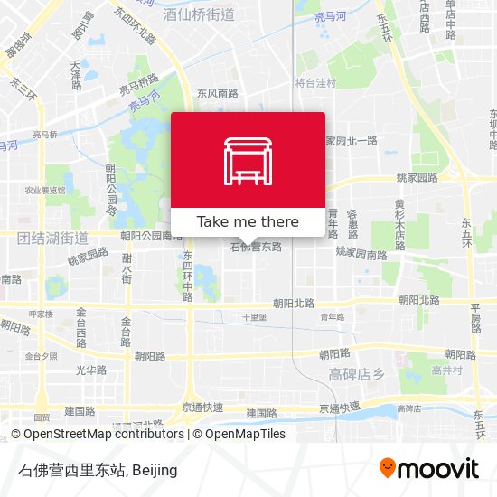 石佛营西里东站 map
