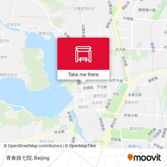 青春路七院 map