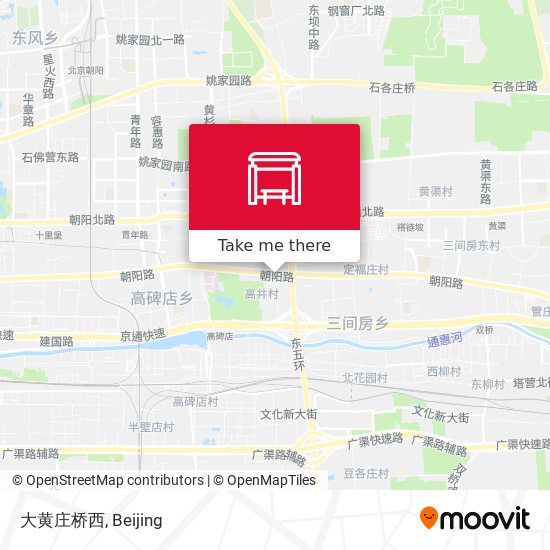 大黄庄桥西 map