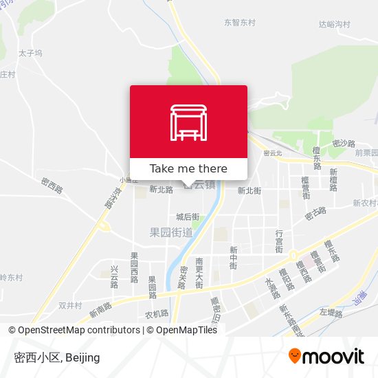 密西小区 map