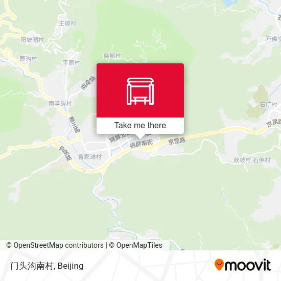门头沟南村 map