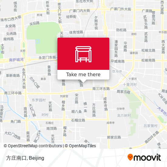 方庄南口 map