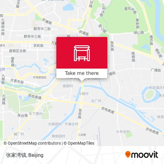 张家湾镇 map