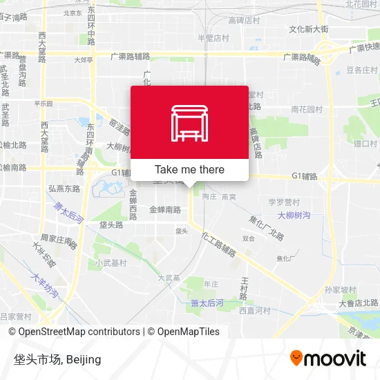 垡头市场 map