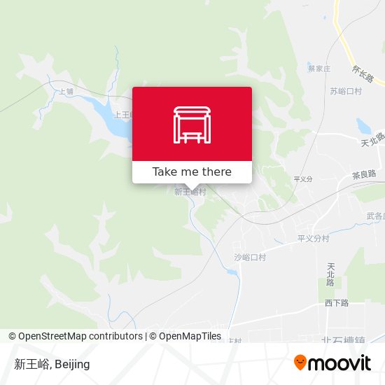 新王峪 map