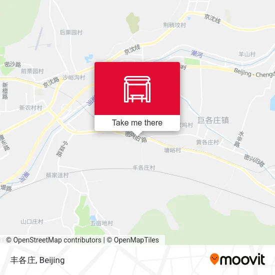丰各庄 map