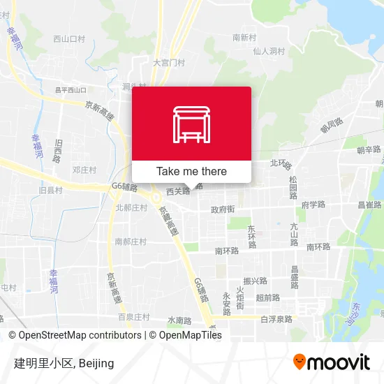 建明里小区 map