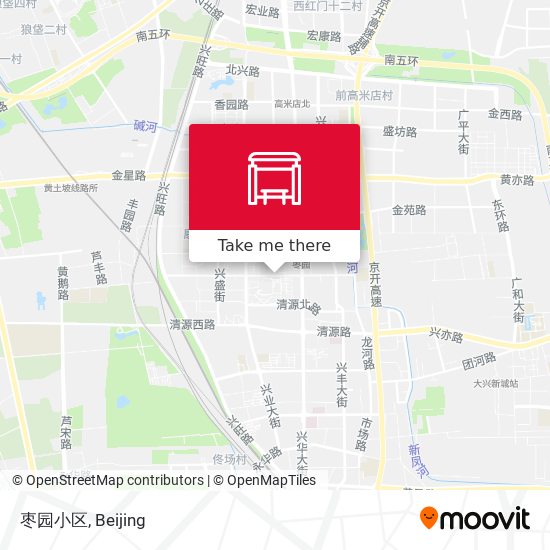 枣园小区 map