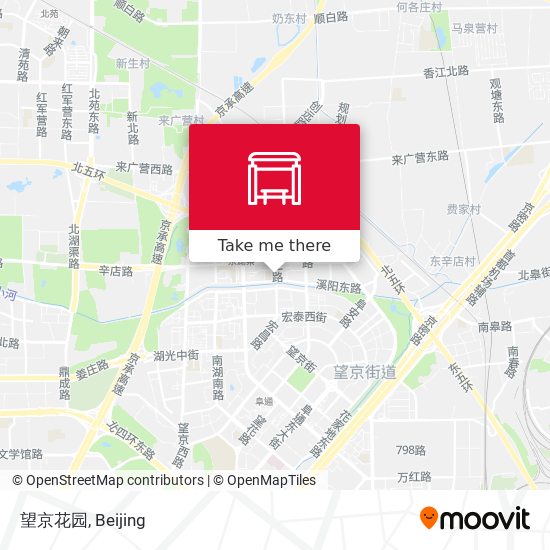 望京花园 map