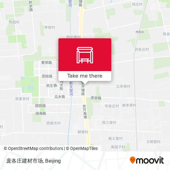 庞各庄建材市场 map
