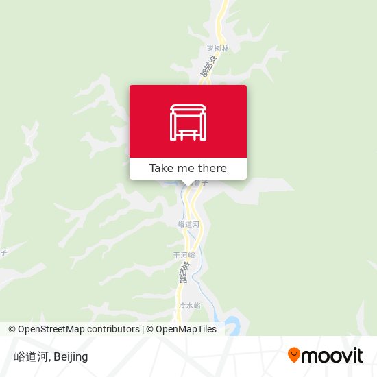 峪道河 map