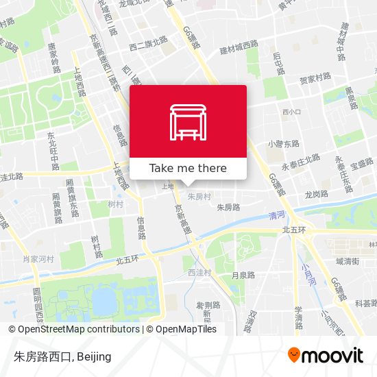 朱房路西口 map