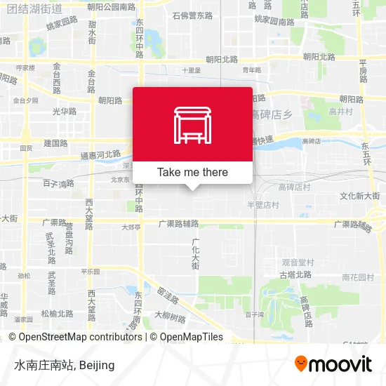 水南庄南站 map