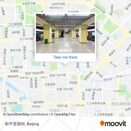 和平里南街 map