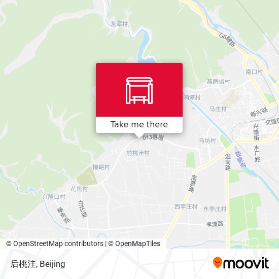 后桃洼 map