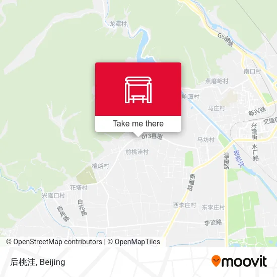 后桃洼 map
