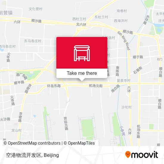 空港物流开发区 map