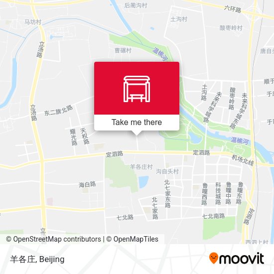 羊各庄 map