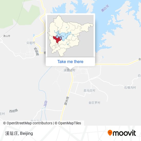 溪翁庄 map