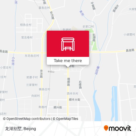 龙湖别墅 map