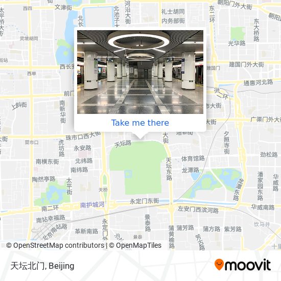 天坛北门 map