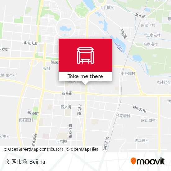 刘园市场 map